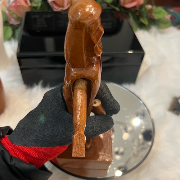 Handmade Wooden Man in a Barrel - Picture 6 of 10